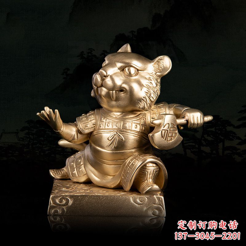 湖南精美铜雕动物摆件