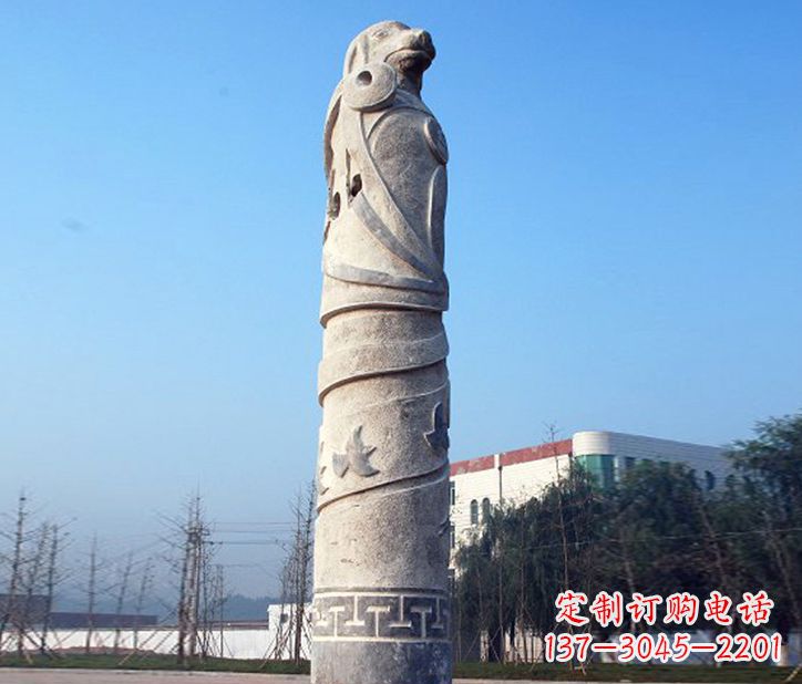湖南12生肖精美石雕