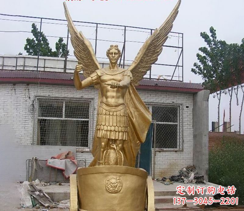 湖南阿波罗人物铜雕