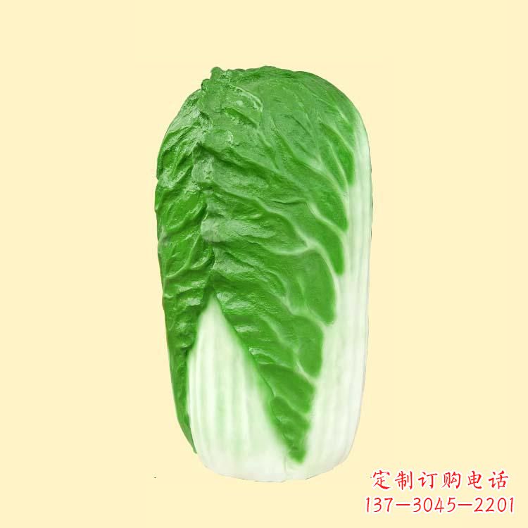 湖南玻璃钢白菜雕塑