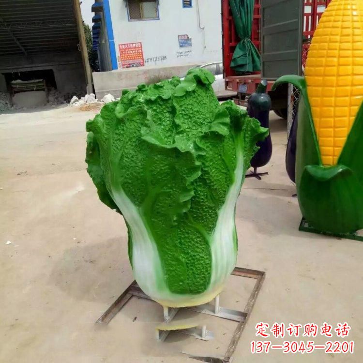 湖南玻璃钢仿真白菜雕塑