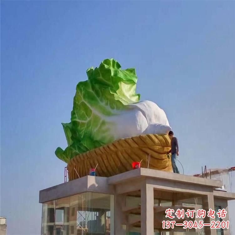湖南大白菜 雕塑-玻璃钢大型植物景观