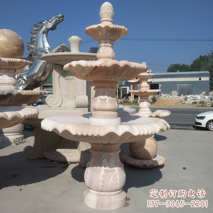 湖南四腿石雕喷泉