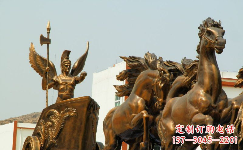 湖南阿波罗战车广场景观铜雕