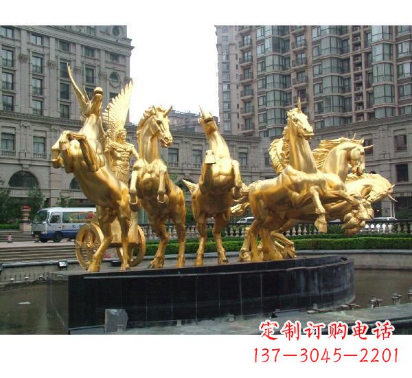 湖南阿波罗战车喷泉铜雕