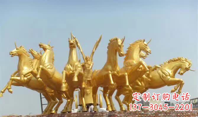 湖南阿波罗战车铜雕