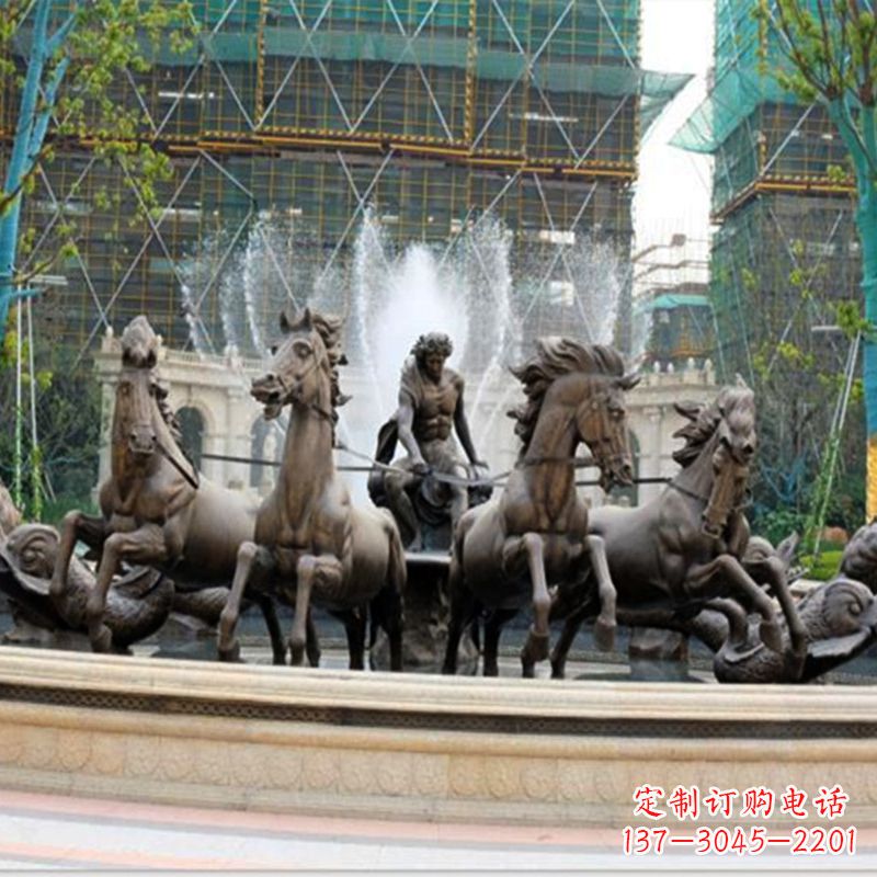 湖南阿波罗战车水景喷泉装饰景观雕塑