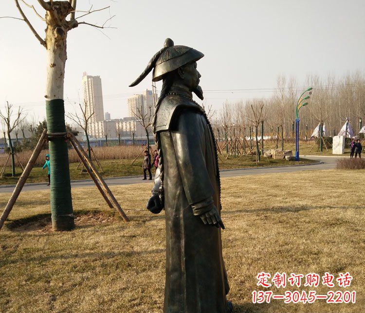 湖南爱国人物林则徐铜雕