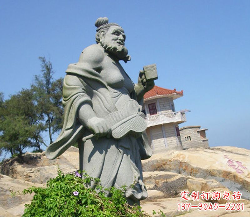 湖南八仙汉钟离石雕