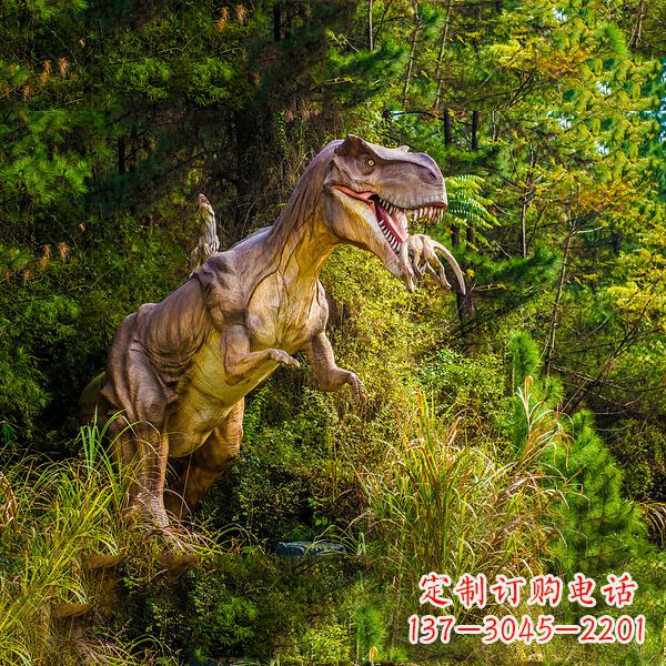 湖南霸王龙动物园仿真恐龙雕塑