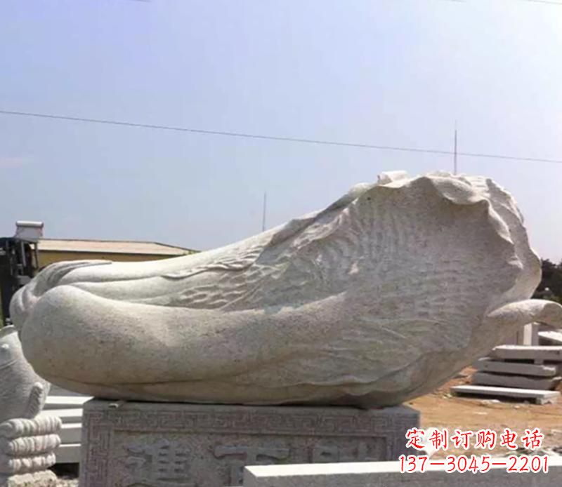 湖南白菜大理石雕塑