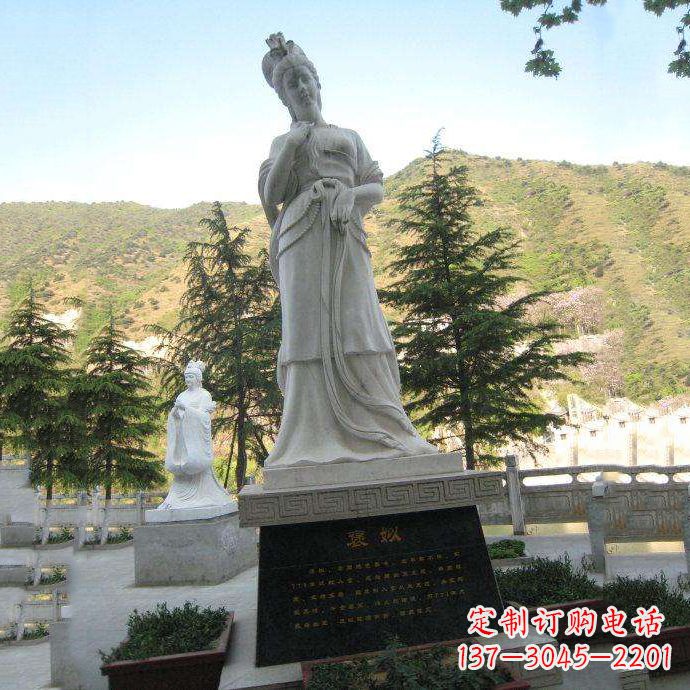 湖南褒姒雕像-中国古代知名美女“烽火戏诸侯”相关人物雕塑