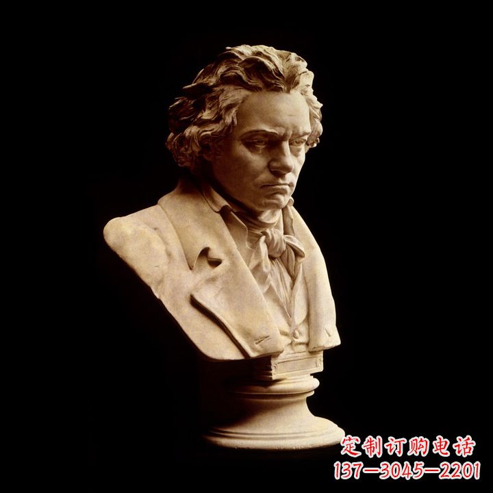 湖南贝多芬钢琴雕塑-世界名人著名钢琴家