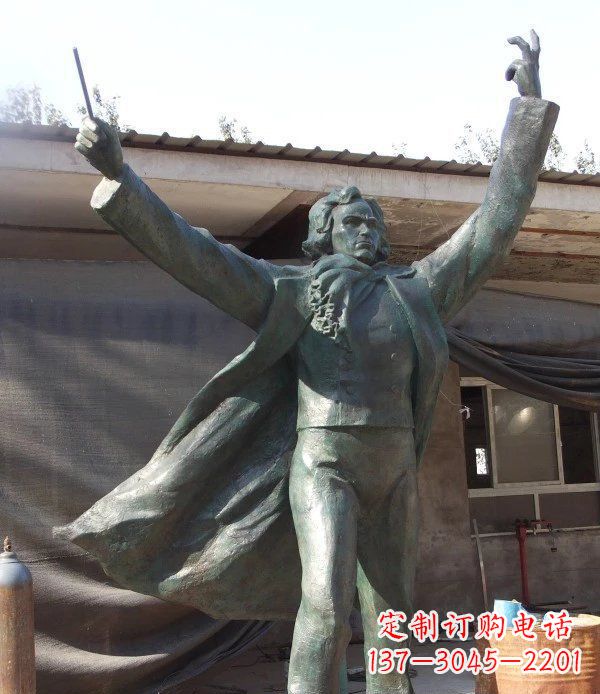 湖南贝多芬广场西方名人铜雕