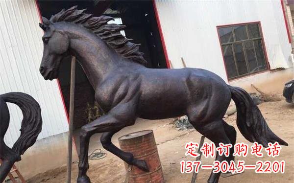 湖南奔马铜雕222