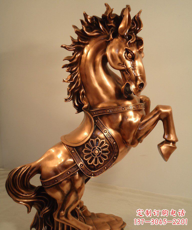 湖南精美的仿铜马雕塑