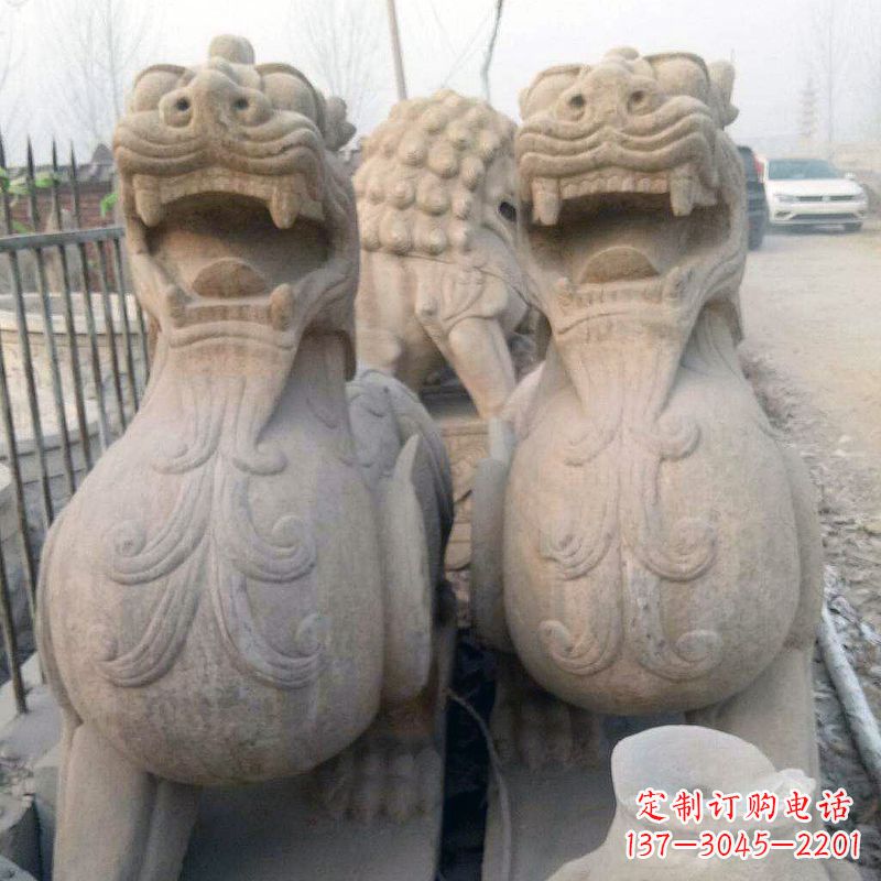 湖南狴犴仿古石雕塑