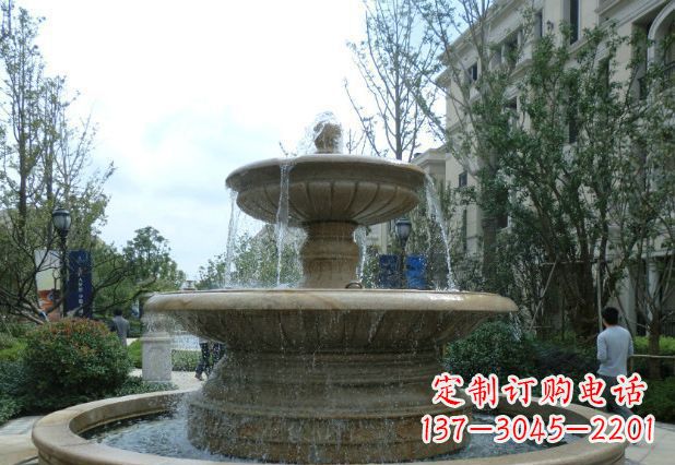 湖南别墅景观大型喷泉石雕 (3)