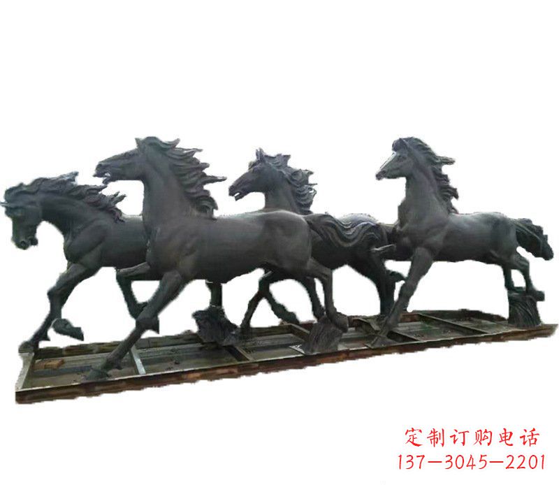 湖南别墅景观动物马铜雕塑 (2)