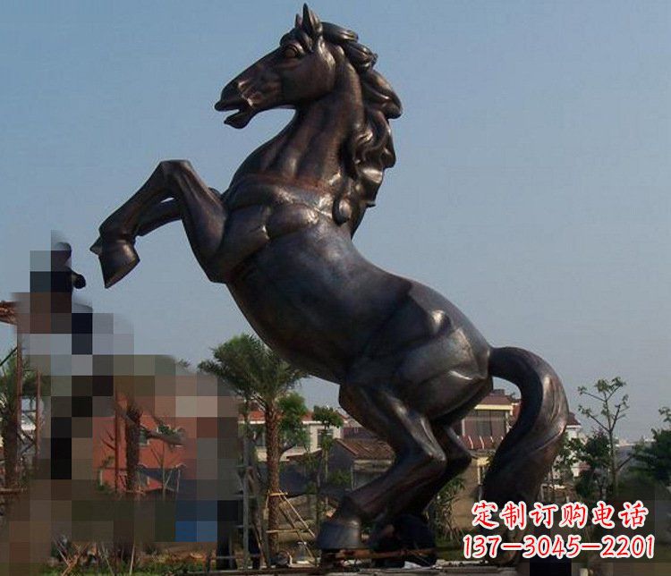 湖南别墅景观动物马铜雕塑