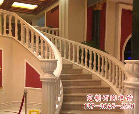 湖南别墅景观汉白玉石栏杆石雕