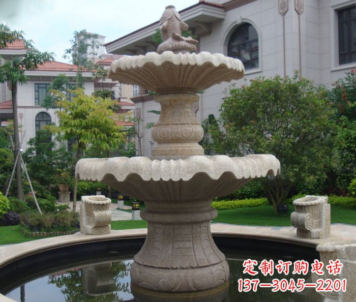 湖南别墅景观欧式喷泉石雕 (3)