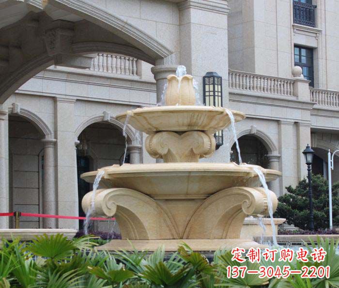 湖南别墅景观欧式喷泉石雕_1