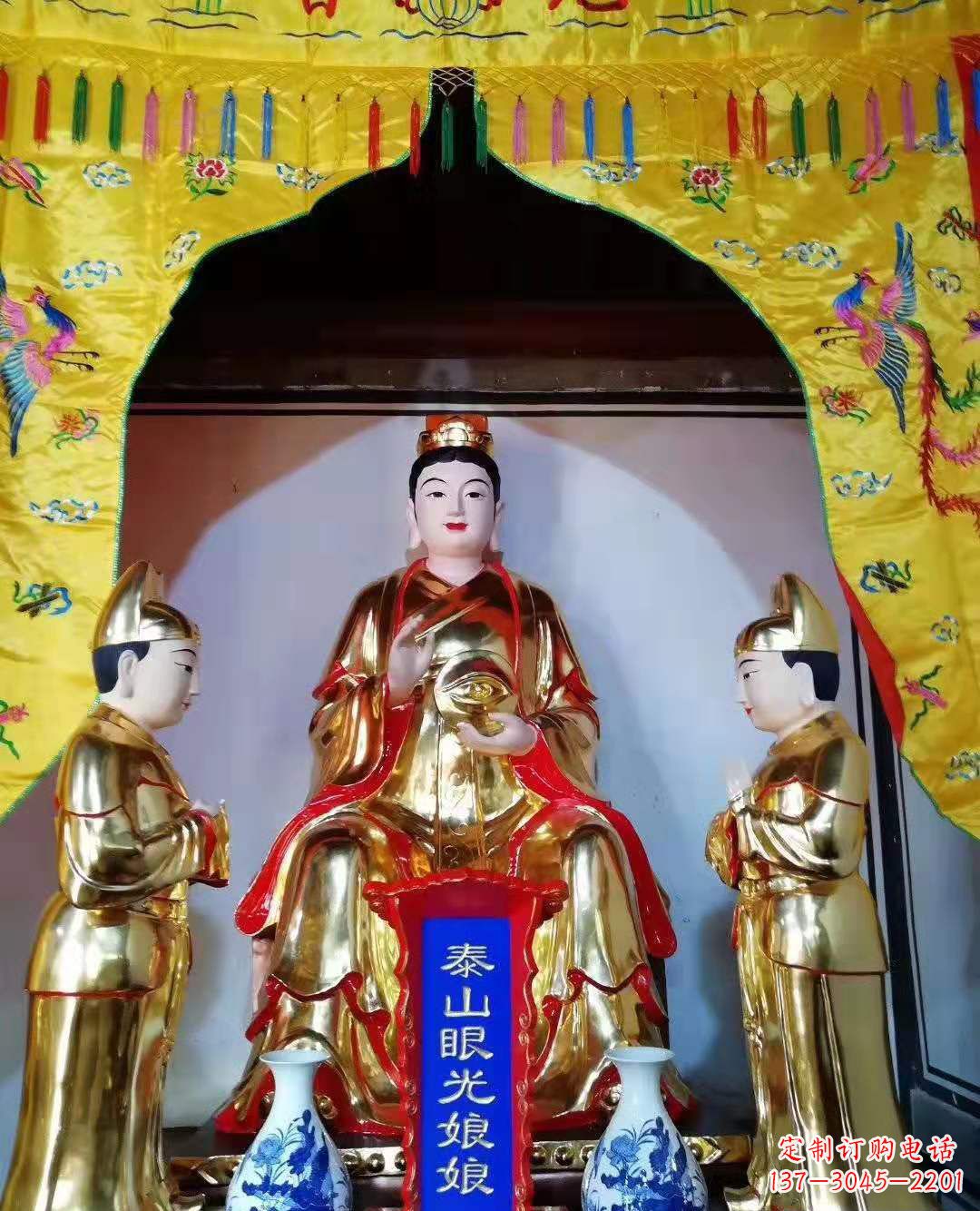湖南玻璃钢彩绘佛像雕塑寺庙景观雕塑