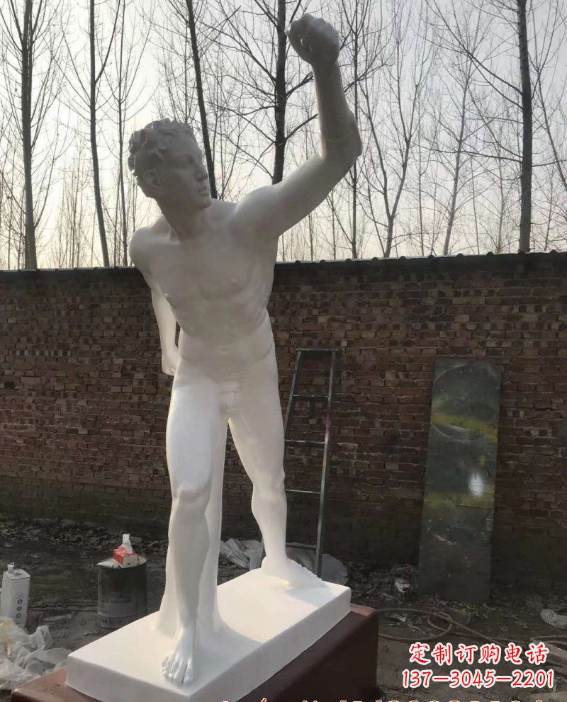 湖南玻璃钢大卫人物雕塑