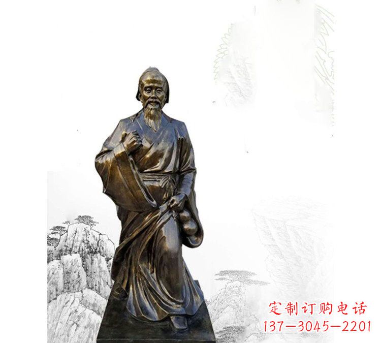 湖南玻璃钢仿铜华佗