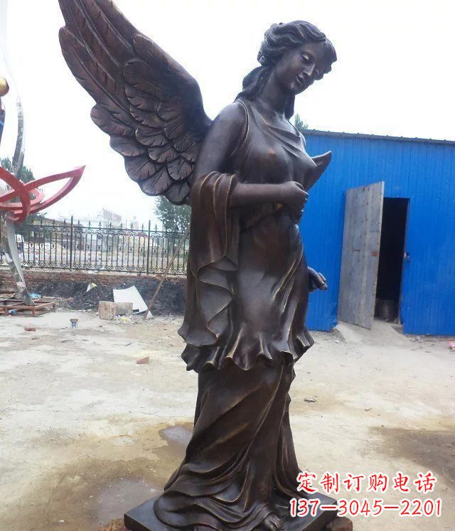 湖南玻璃钢仿铜欧式女人人物雕塑