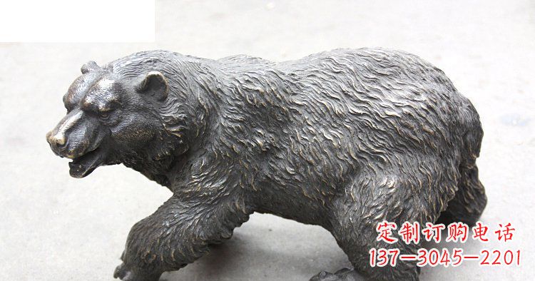 湖南玻璃钢仿真北极熊公园动物雕塑