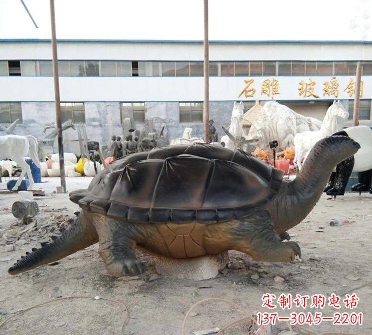 湖南玻璃钢仿真大型乌龟雕塑