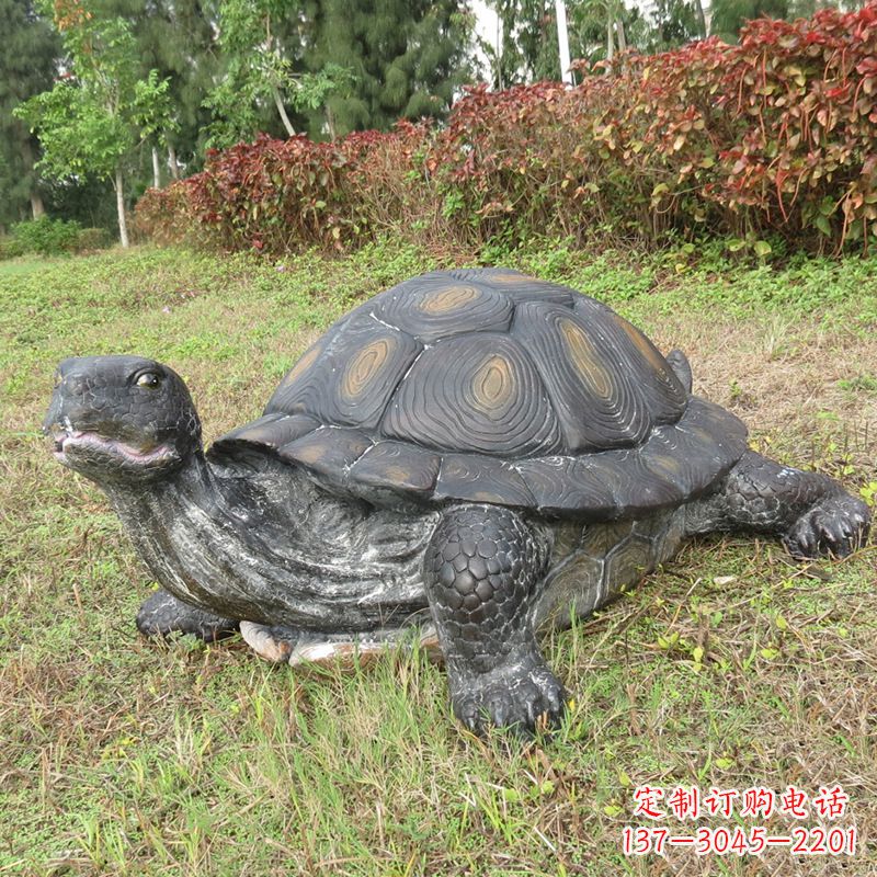 湖南玻璃钢乌龟雕塑传承古老文化