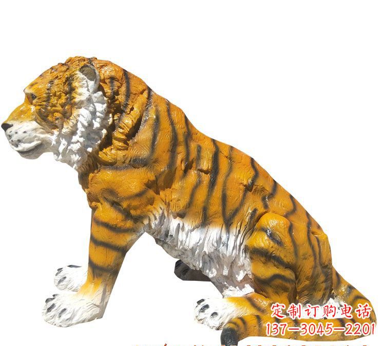 湖南玻璃钢仿真老虎雕塑