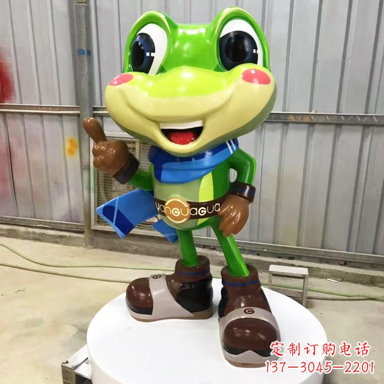 湖南玻璃钢青蛙雕塑——为商场儿童游乐场增添点缀