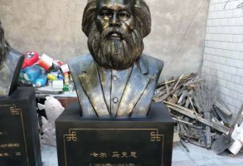 湖南玻璃钢铸就的马克思雕塑