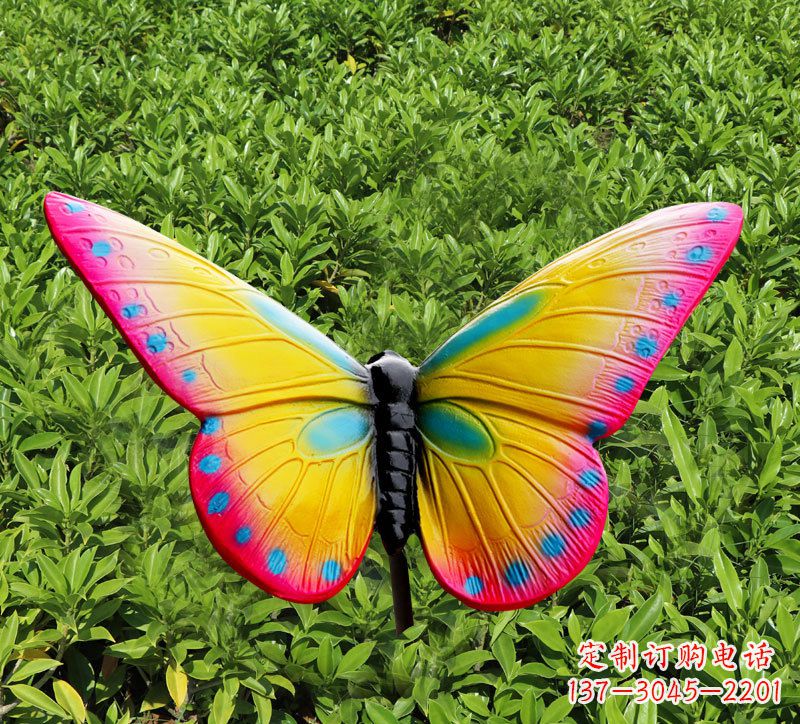 湖南玻璃钢树脂仿真蝴蝶插件