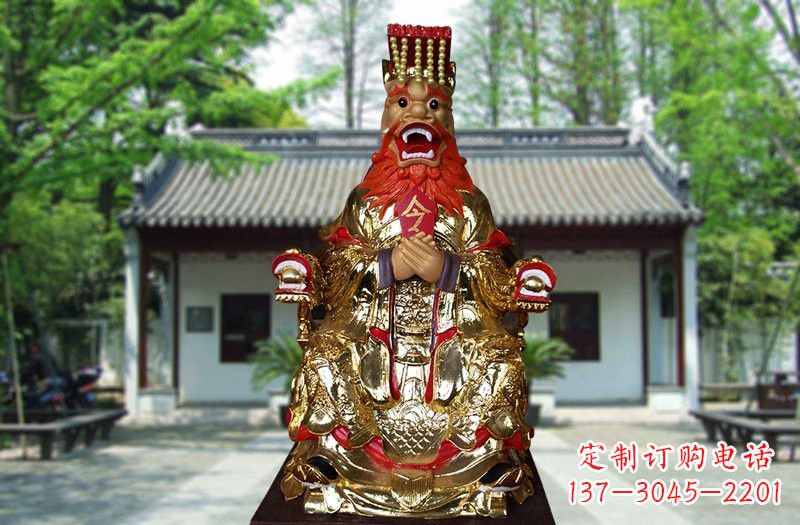 湖南玻璃钢贴金龙王