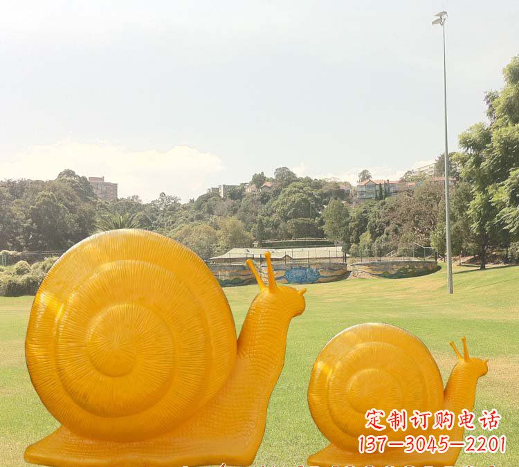 湖南玻璃钢蜗牛雕塑