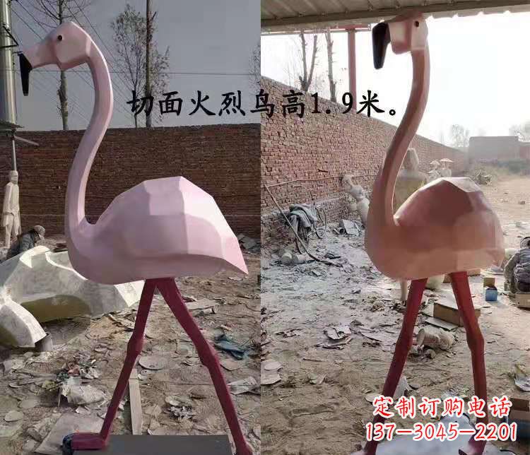 湖南玻璃钢仙鹤雕塑公园园林景观动物摆件