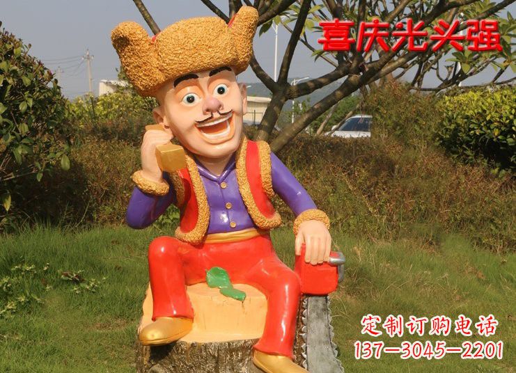 湖南玻璃钢熊大熊二光头强