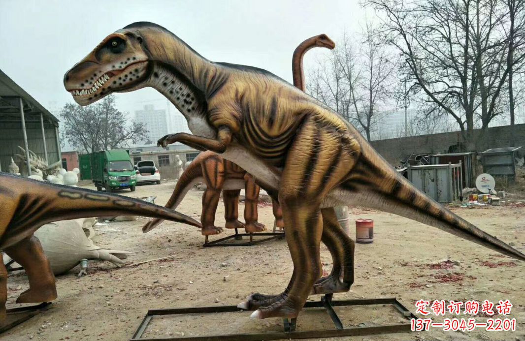 湖南玻璃钢艺术仿真恐龙雕塑