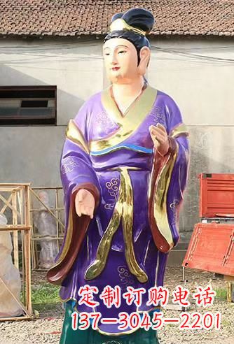 湖南玻璃钢宗教庙宇彩绘八仙神像