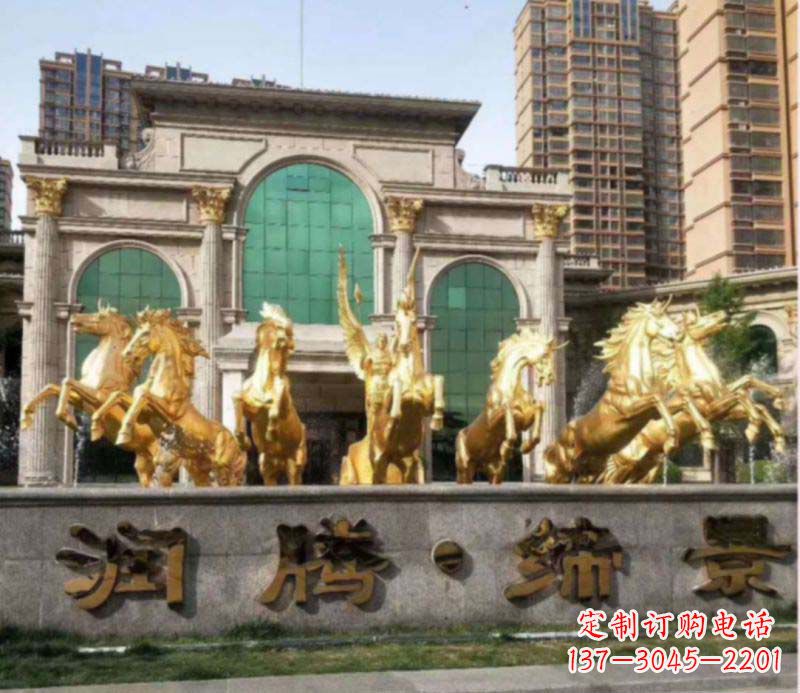 湖南不锈钢阿波罗战车雕塑