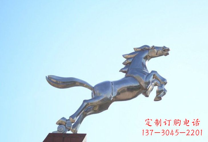 湖南不锈钢奔马雕塑