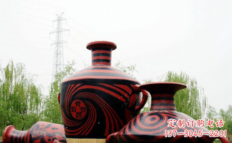 湖南不锈钢彩色花盆雕塑