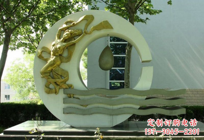 湖南不锈钢嫦娥奔月雕塑