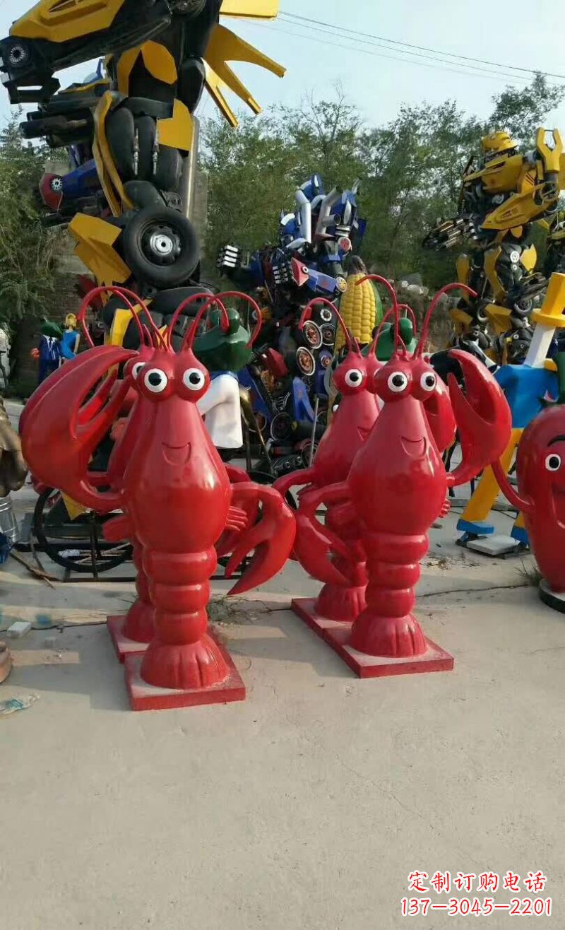 湖南不锈钢城市景观小龙虾