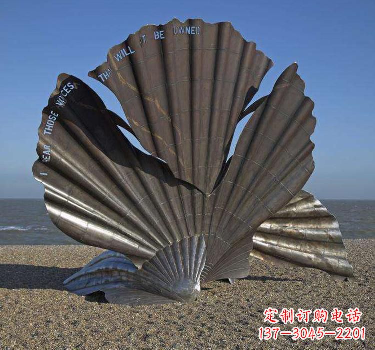 湖南不锈钢城市扇贝雕塑